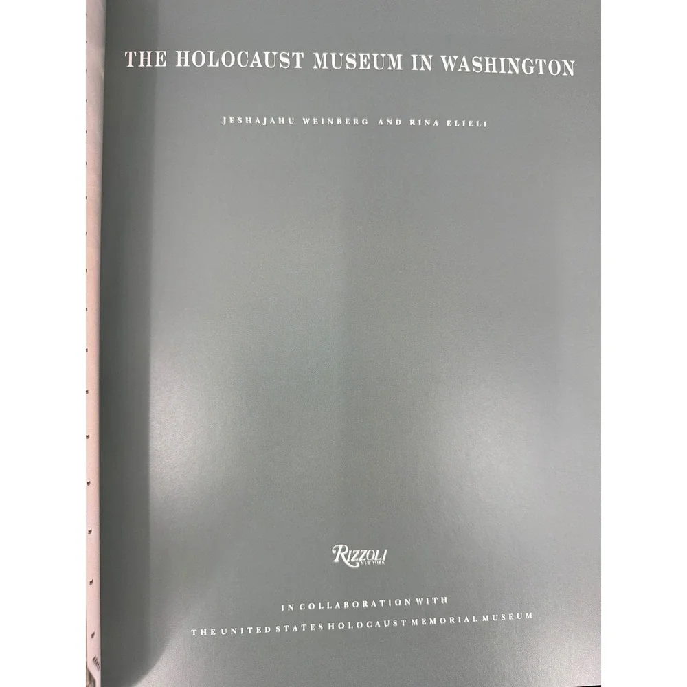 The Holocaust Museum in Washington Rizzoli 1995 Hardcover Book First Edition